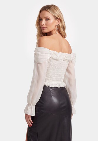 faina - Blusa en beige