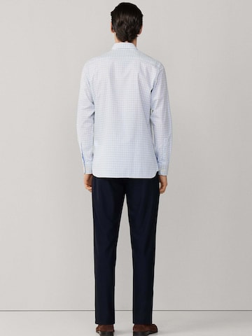 Coupe regular Chemise 'POPLIN TATTERSALL' Hackett London en blanc