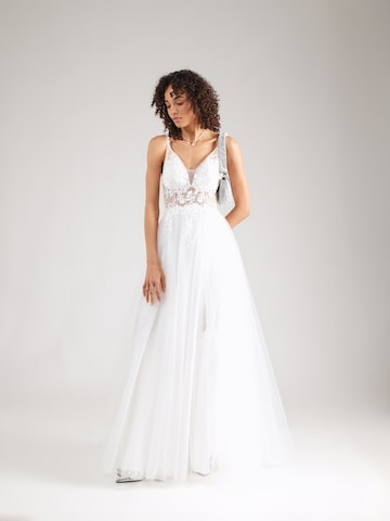 balta LUXUAR Vakarinė suknelė: priekis