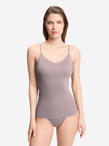 Hanro Top ' Cotton Seamless ' in Grijs: voorkant