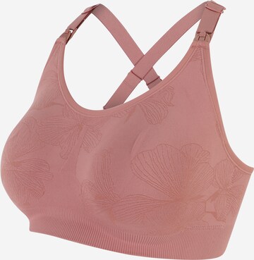 Bravado Designs Bustier Voedingsbh 'Beaucoup' in Roze: voorkant