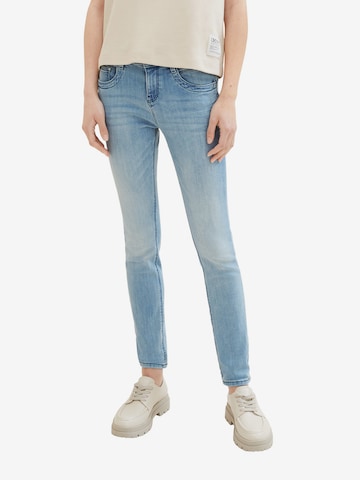 Coupe slim Jean TOM TAILOR en bleu : devant