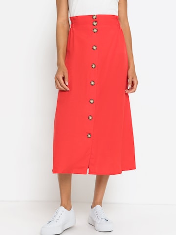 LASCANA Rok in Rood: voorkant