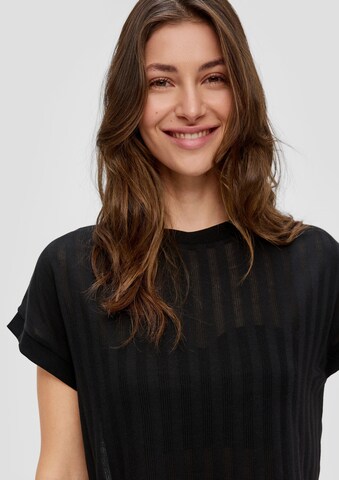 Pull-over QS en noir