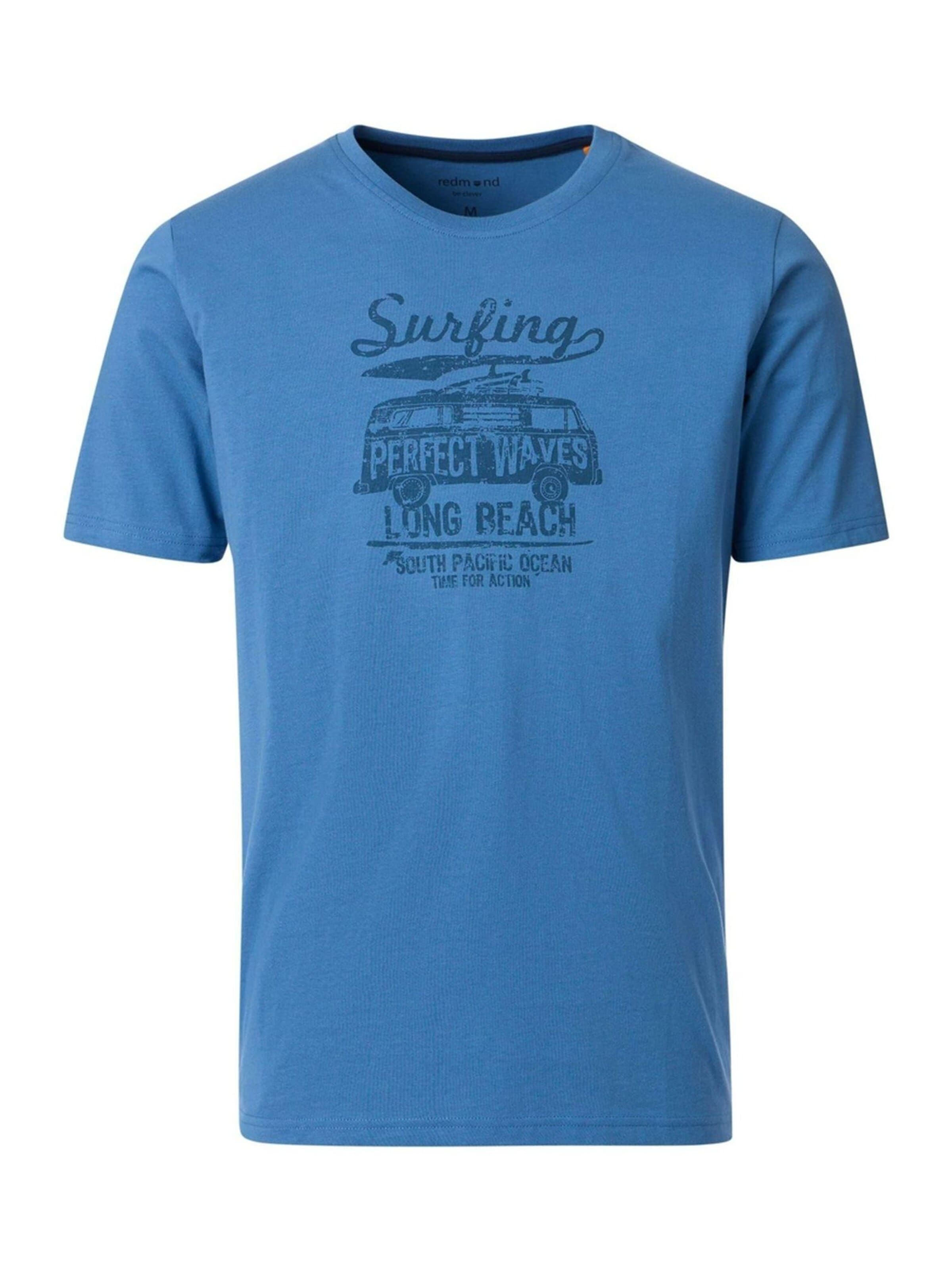 Redmond Casual Shirt in Blue: front