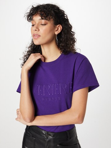 T-shirt Vertere Berlin en violet : devant