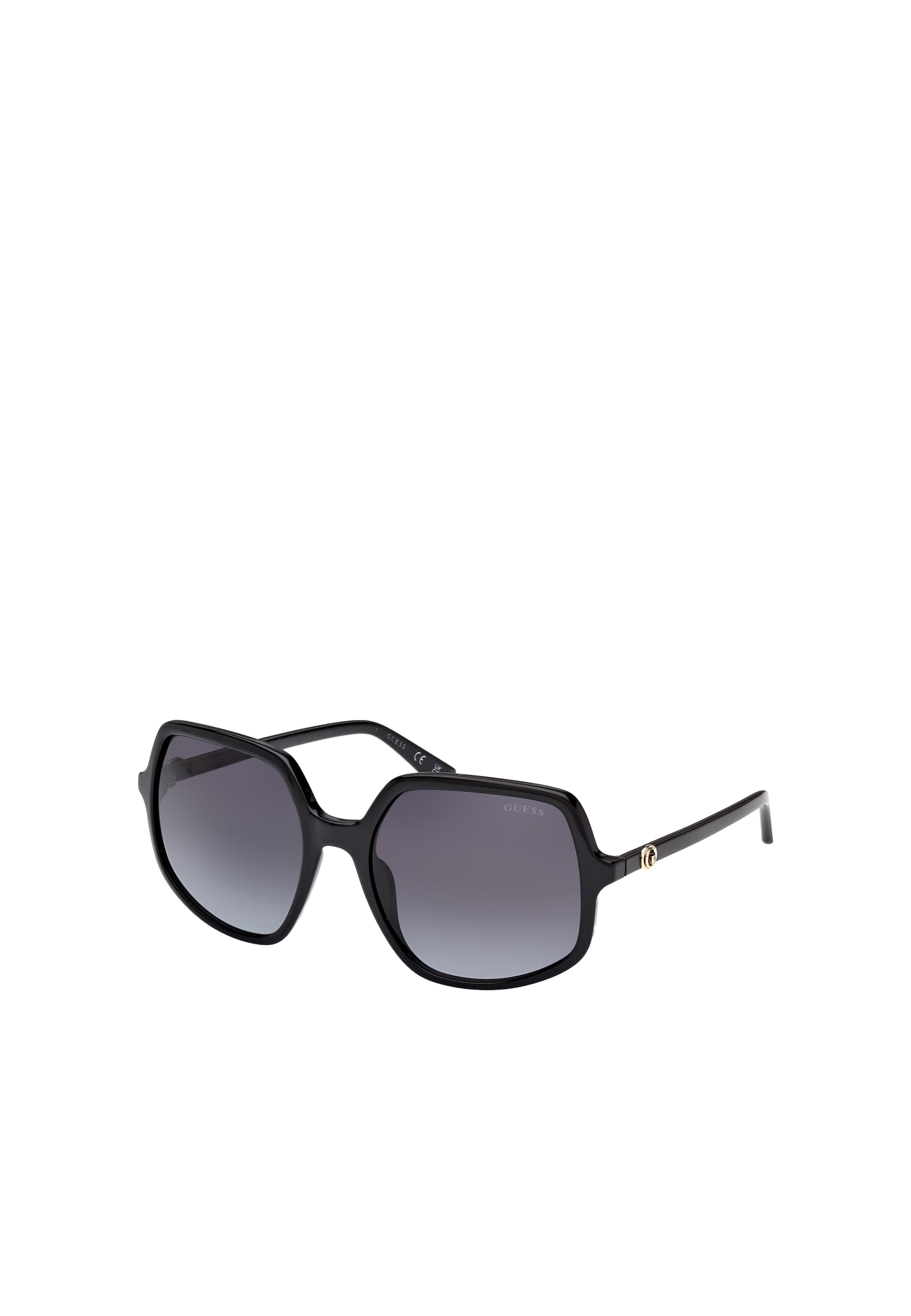GUESS Sonnenbrille in Schwarz: Vorderseite