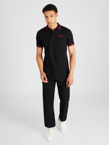 Hackett London Shirt 'AMR TIP' in Black