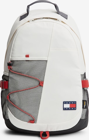 Tommy Jeans Backpack in White: front