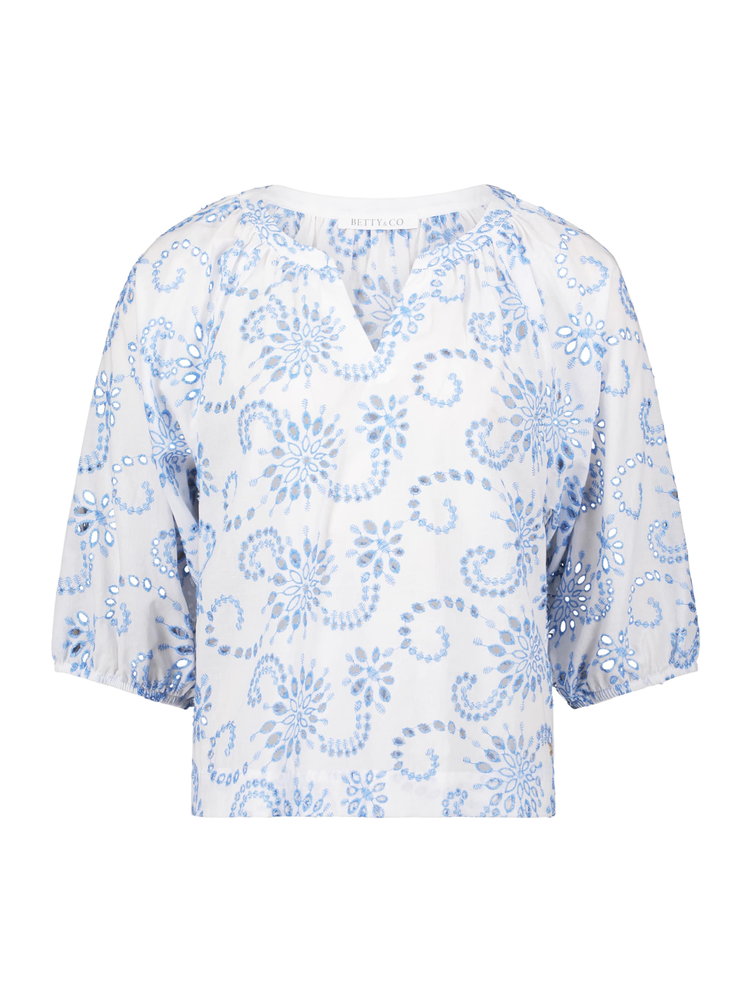 Betty & Co Blouse in Blauw: voorkant