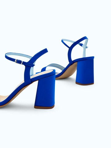 EDITED - Zapatos con plataforma 'Edina' en azul