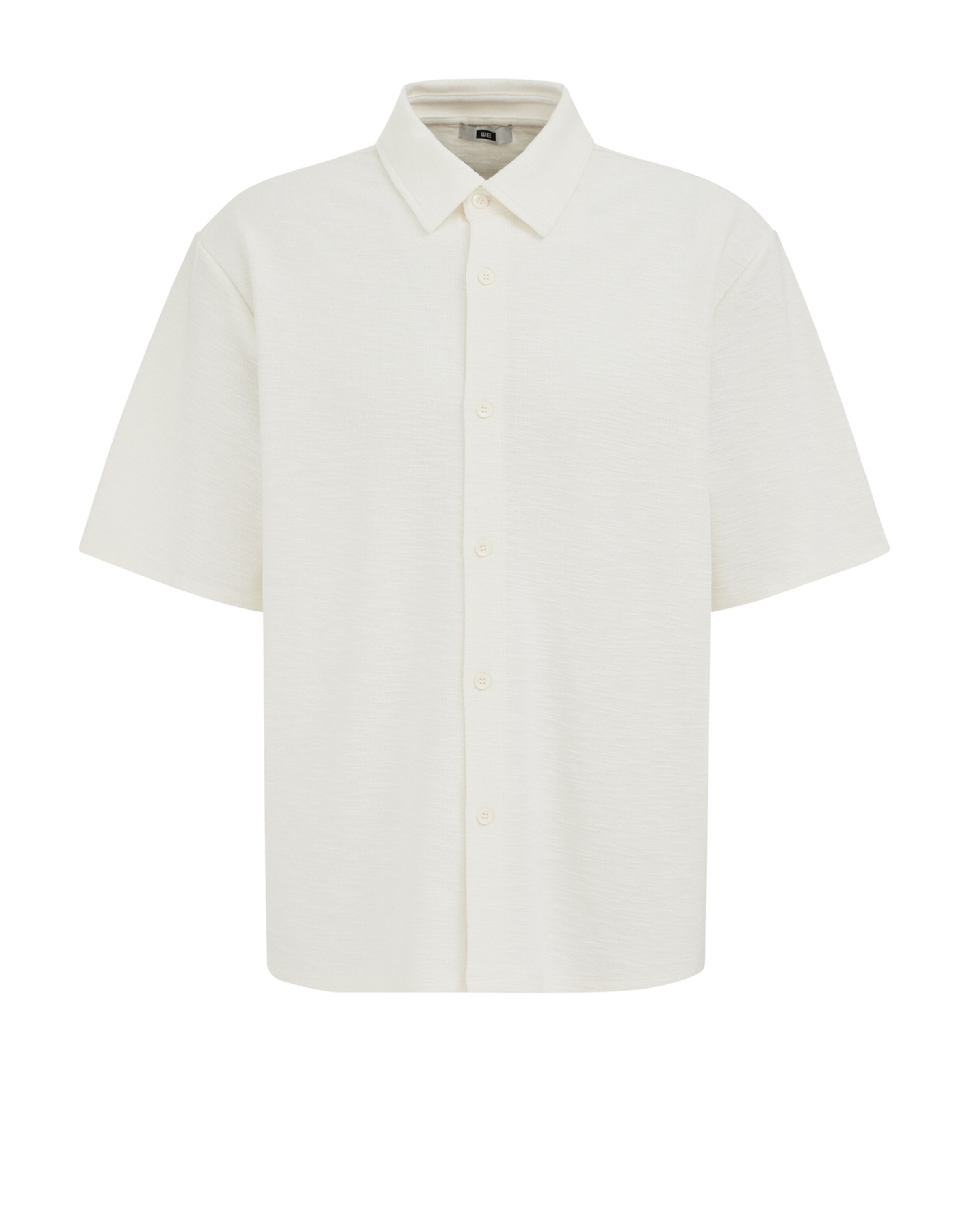 WE Fashion Средняя посадка Деловая рубашка в Белый: спереди