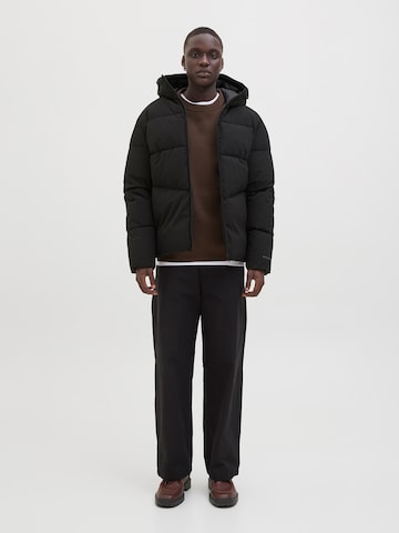 JACK & JONES Зимняя куртка 'JJGlobal' в Черный
