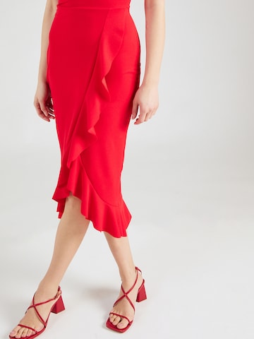 WAL G. فستان سهرة 'RAQUEL' بلون أحمر
