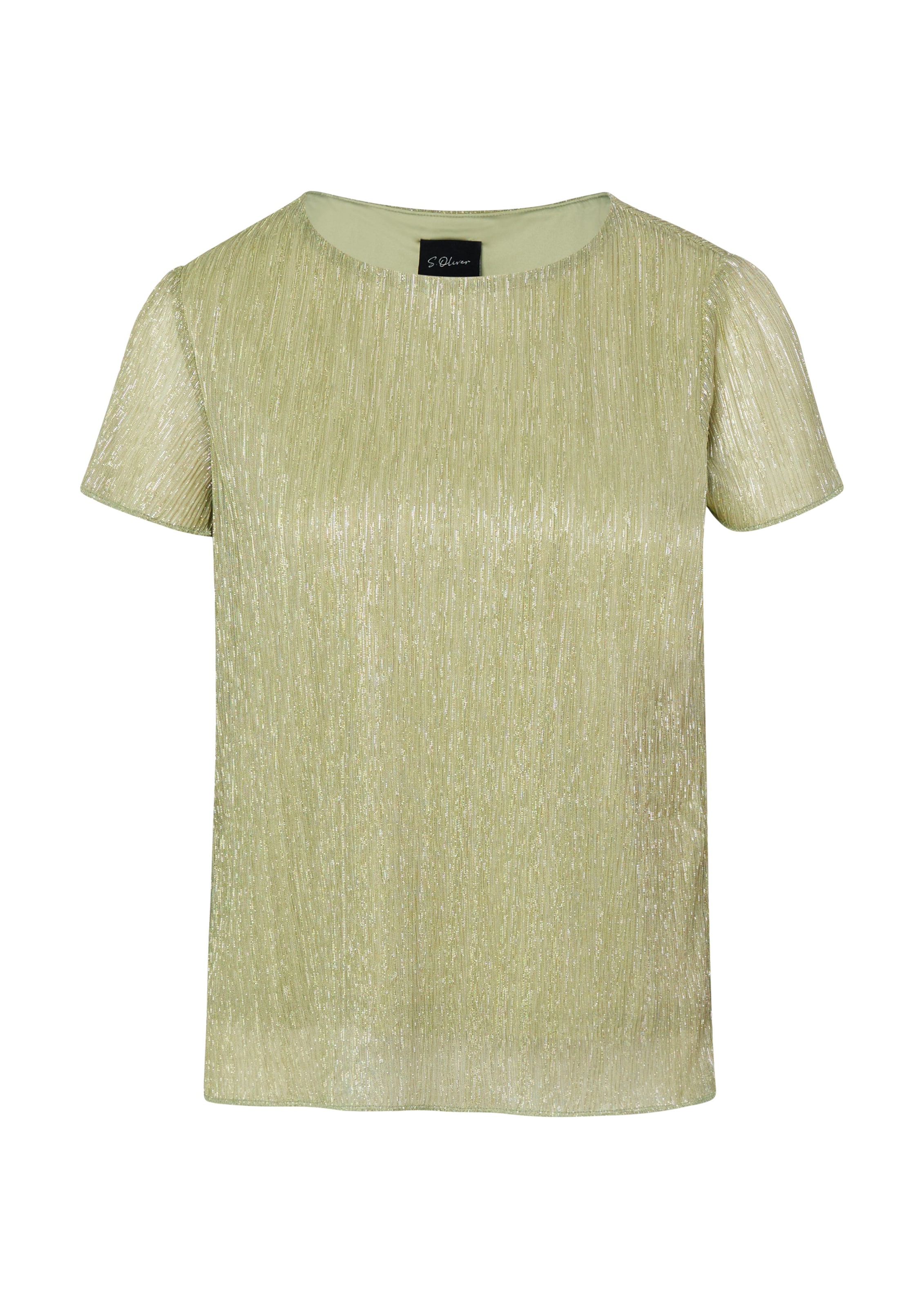 s.Oliver Blouse in Groen: voorkant