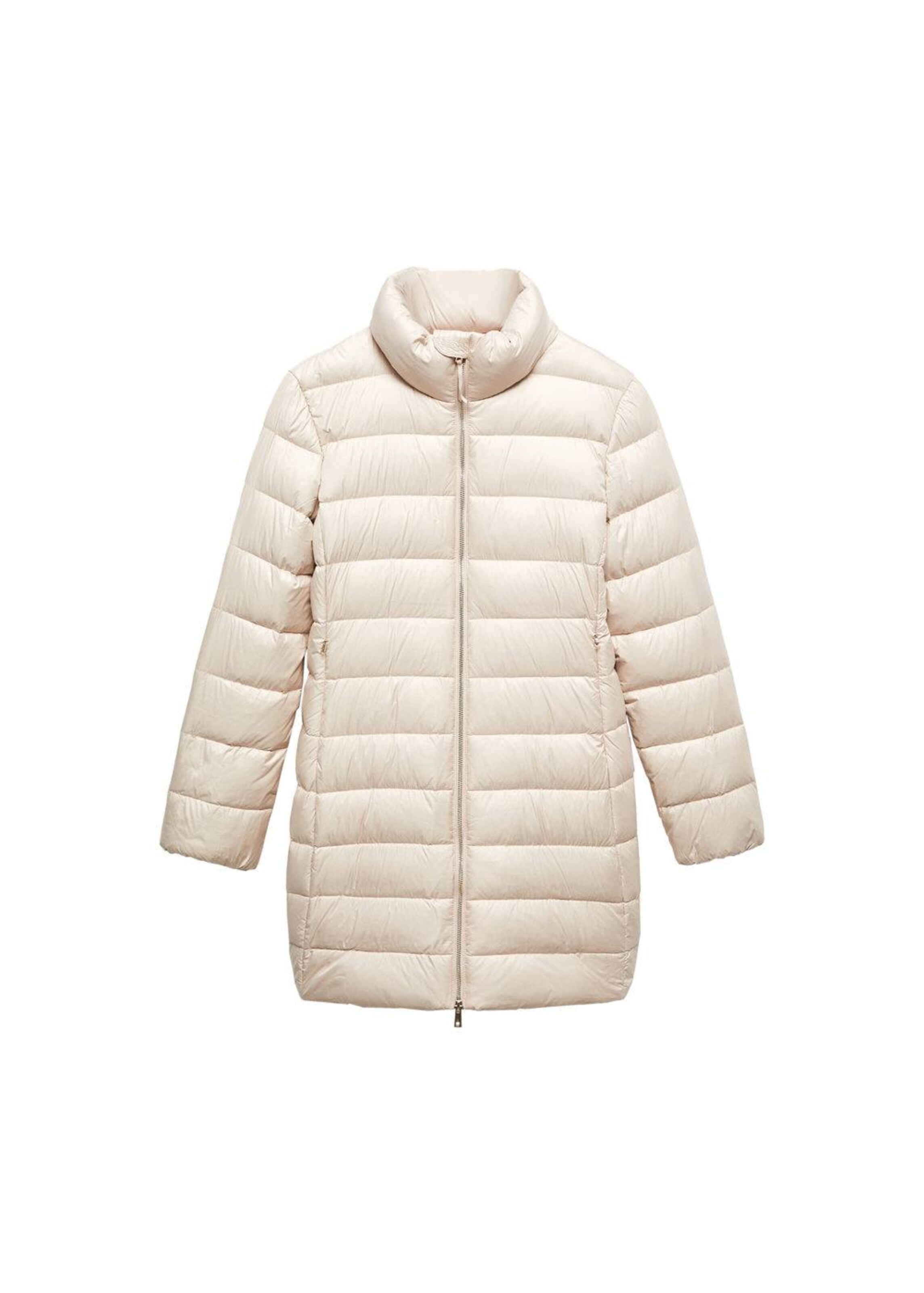 MANGO Winterjacke in Beige: Vorderseite
