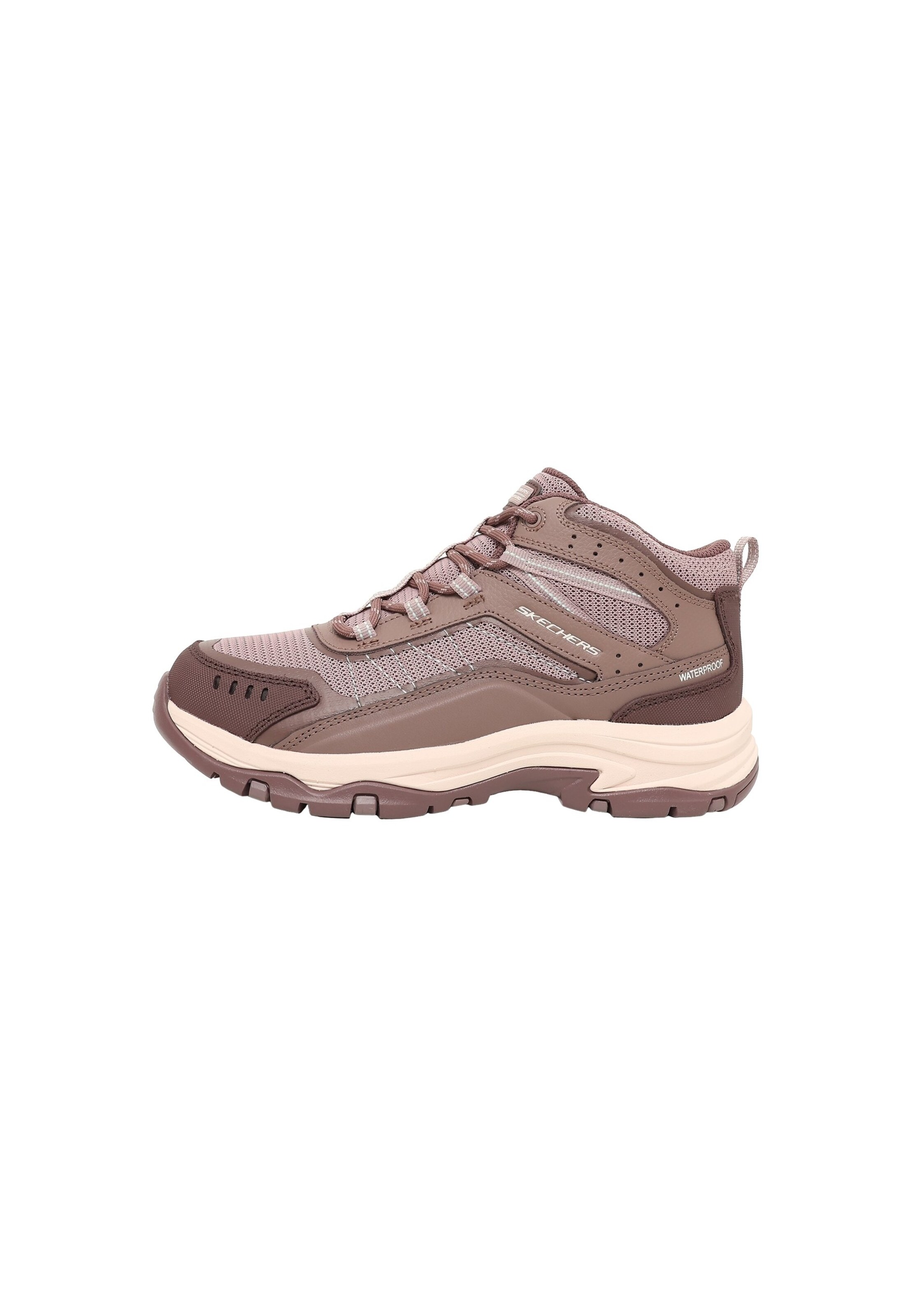 SKECHERS Ниски ботуши с връзки 'TREGO' в лилав: отпред