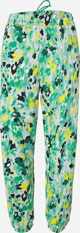 ADIDAS BY STELLA MCCARTNEY Tapered Sports trousers 'Floral Printed ' in White: front