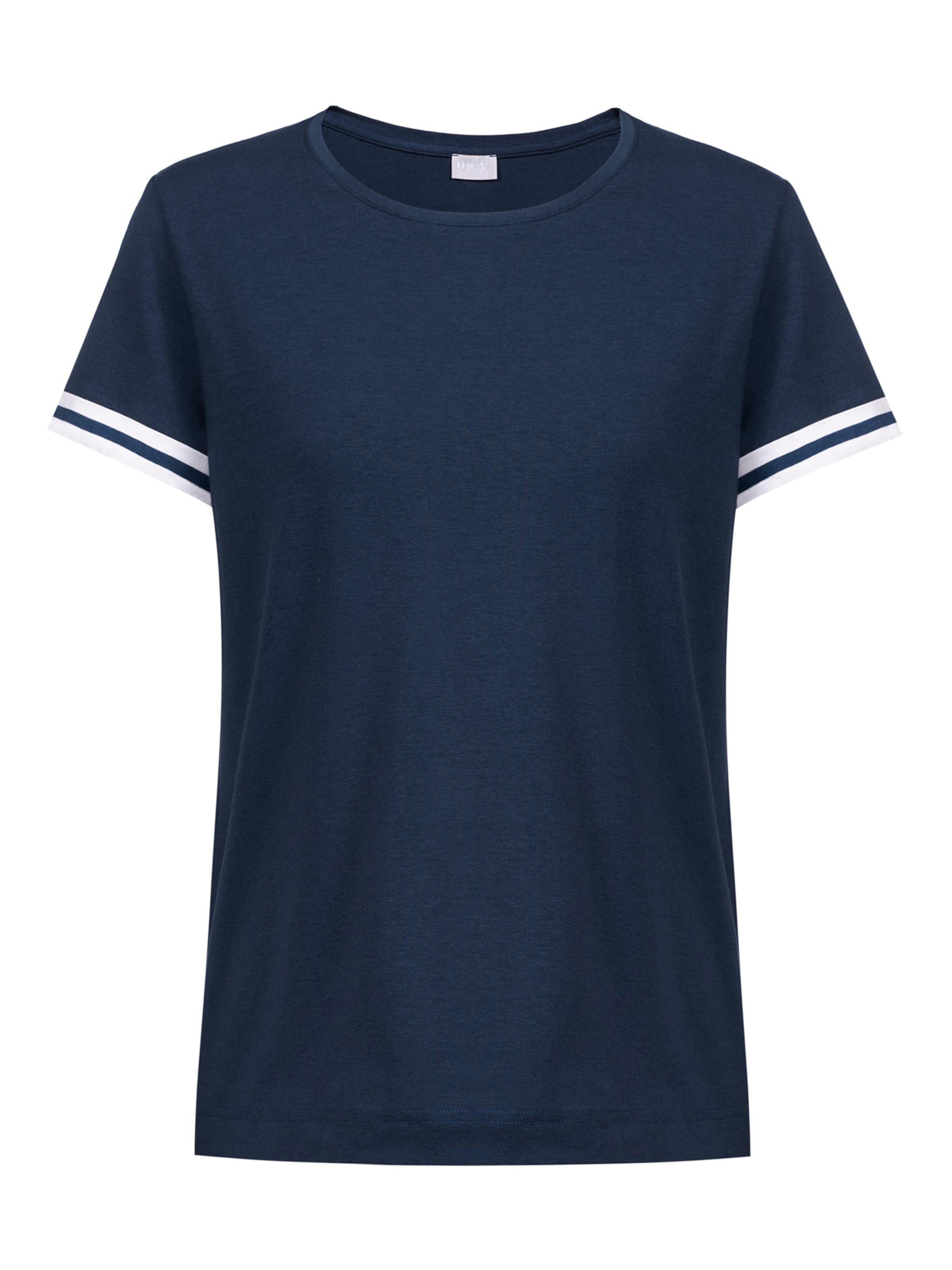 Mey Pajama shirt in Blue: front