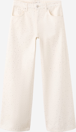 MANGO Farkut 'ESTRELLA' koossa 24-25 värissä läpinäkyvä / valkoinen denim, Tuotenäkymä