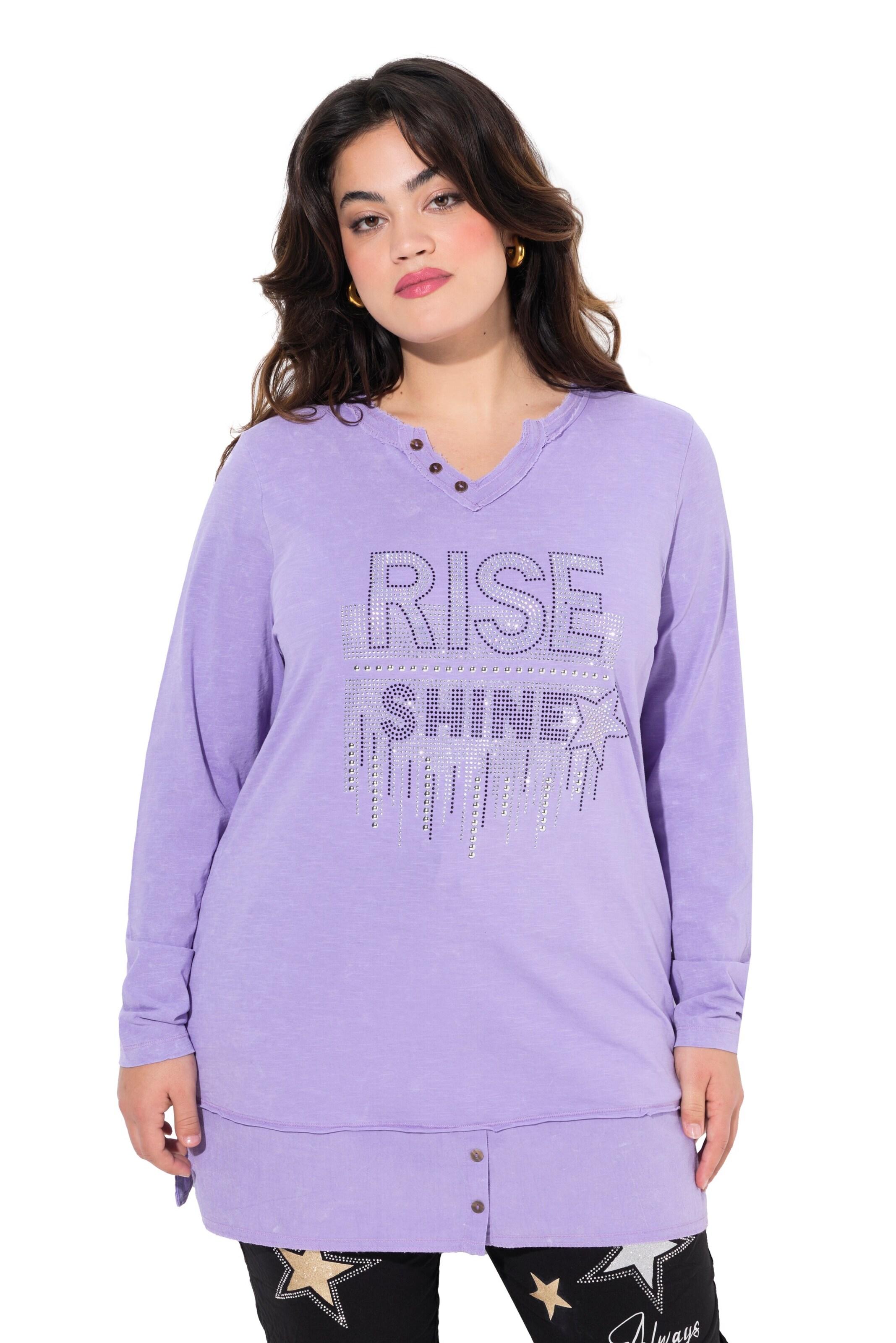 Angel of Style Shirt in Purple: front