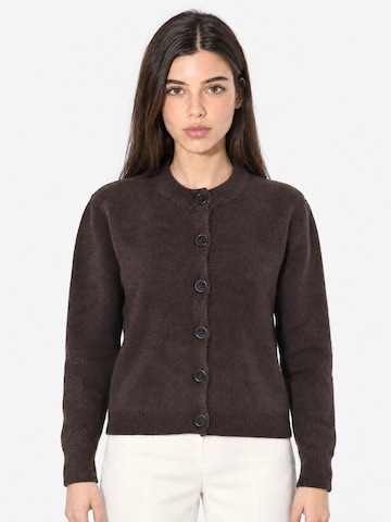 Viorna Knit cardigan 'Strickjacken' in Black: front