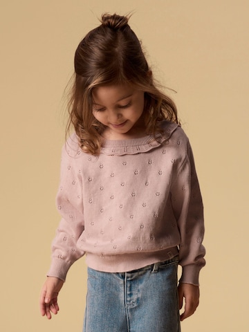 Pull-over Lil'Atelier en rose : devant
