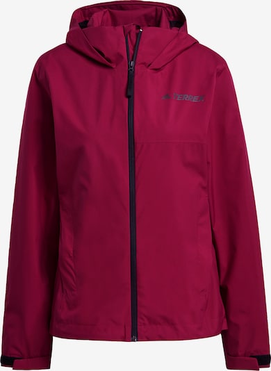 adidas Terrex Regenjacke in burgunder, Produktansicht