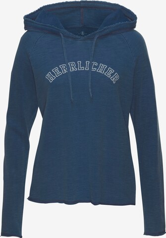 Herrlicher Sweatshirt in Blau: predná strana