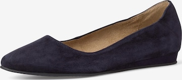 TAMARIS Ballerina in Blauw: voorkant