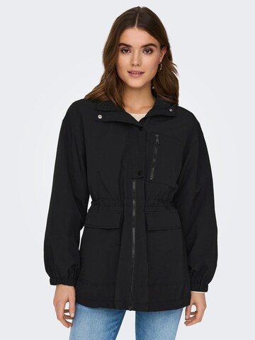 ONLY Between-Seasons Parka 'Nelly' in Black: front