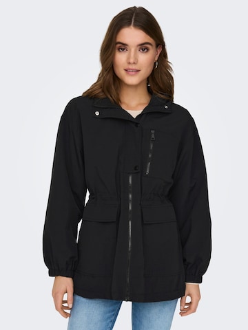 ONLY Between-seasons parka 'Nelly' in Black: front