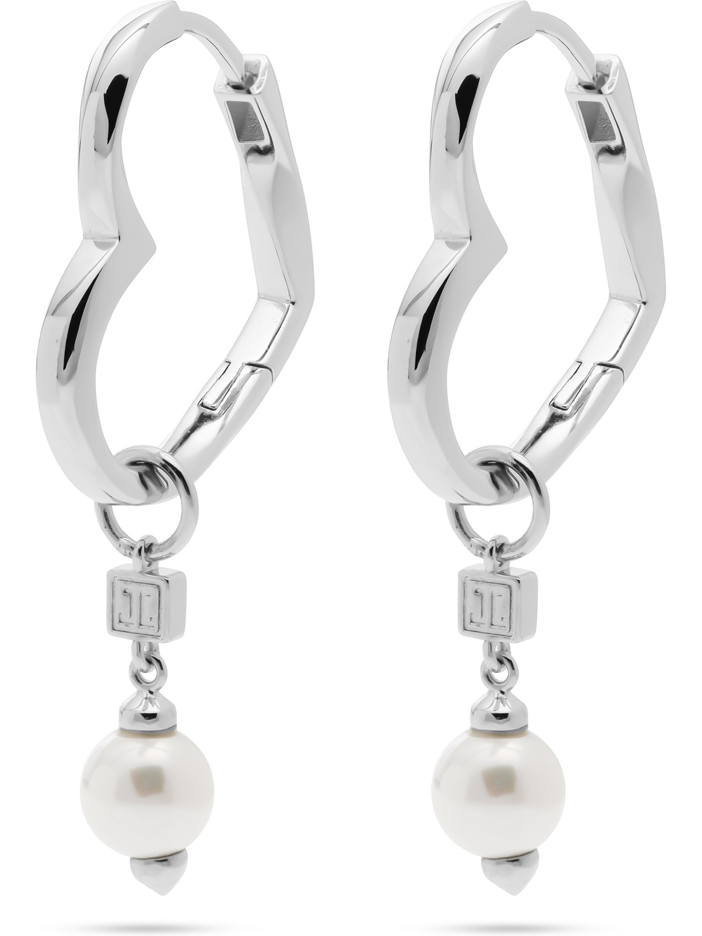 JETTE Earrings in Silver: front