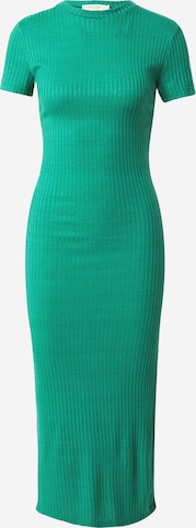 Parisienne et Alors Stickad klänning 'FELICITE' i grön: framsida