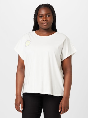 Vero Moda Curve Футболка 'GRYAVA' в Белый: спереди
