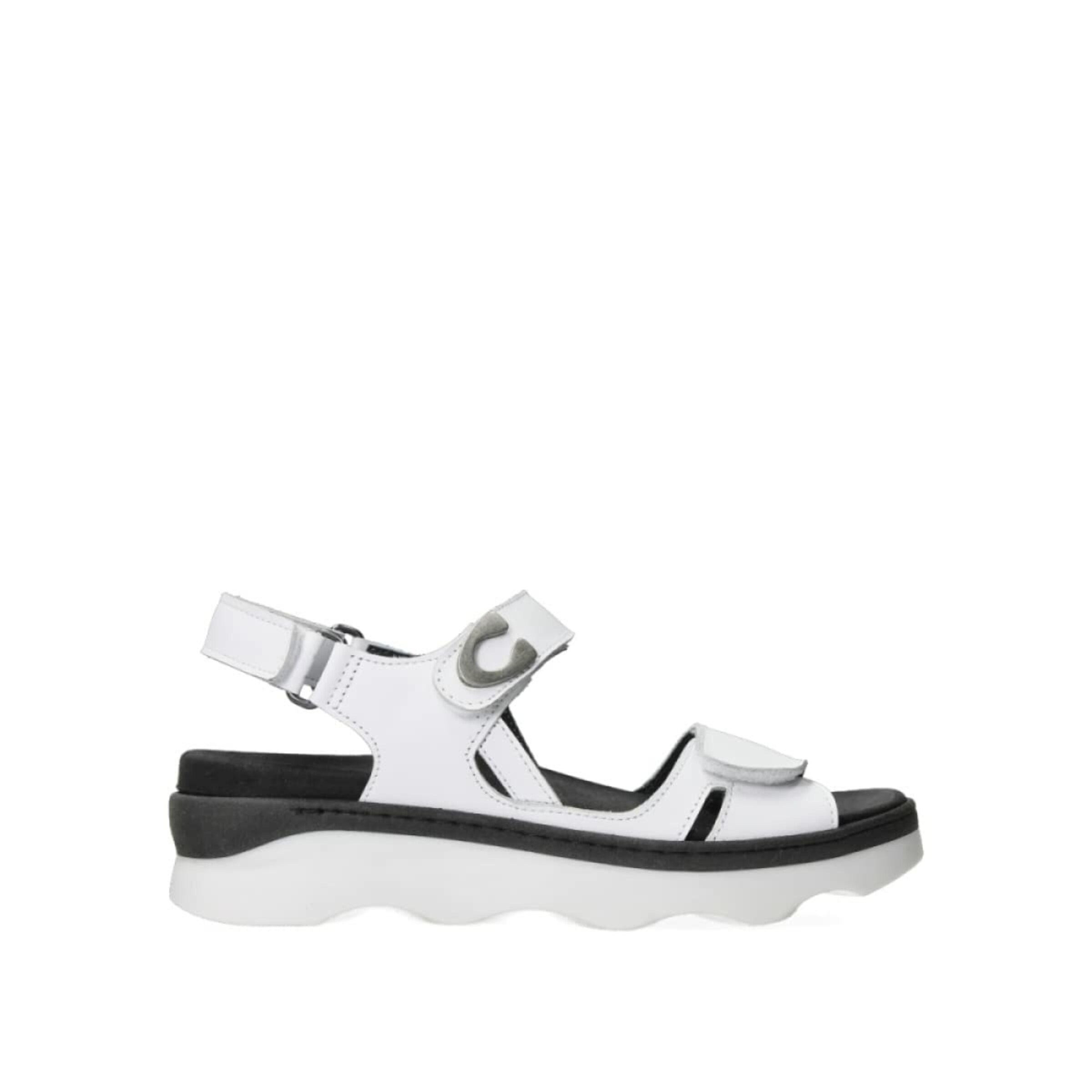 Wolky Sandal in White: front