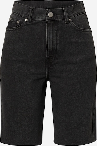 Dr. Denim רגיל ג'ינס בשחור: מלפנים