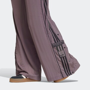 ADIDAS ORIGINALS Wide Leg Hose 'ADIBREAK' in Lila