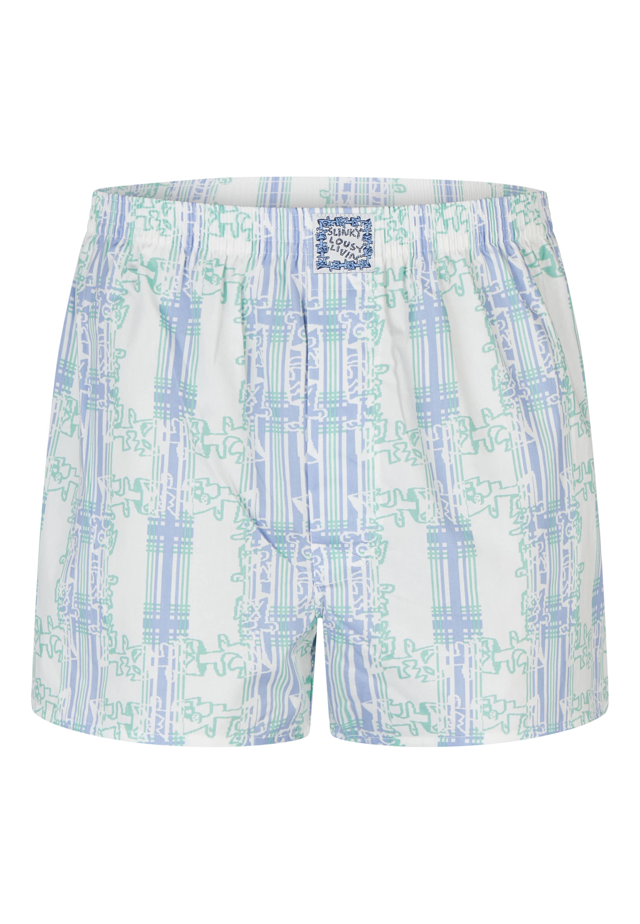 Lousy Livin Boxershorts Set 'Slinky' in Blau