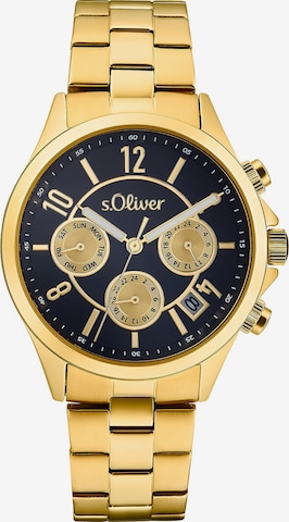 s.Oliver Uhr in Gold: predná strana