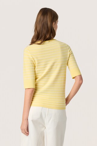 SOAKED IN LUXURY Sweater 'SLSpina' in Yellow