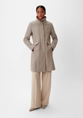 COMMA Between-Seasons Coat in Beige: front