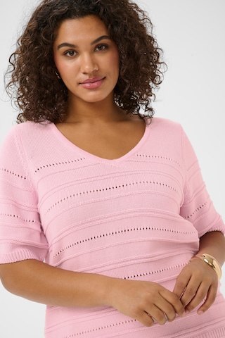 Pull-over 'KCmelia' KAFFE CURVE en rose