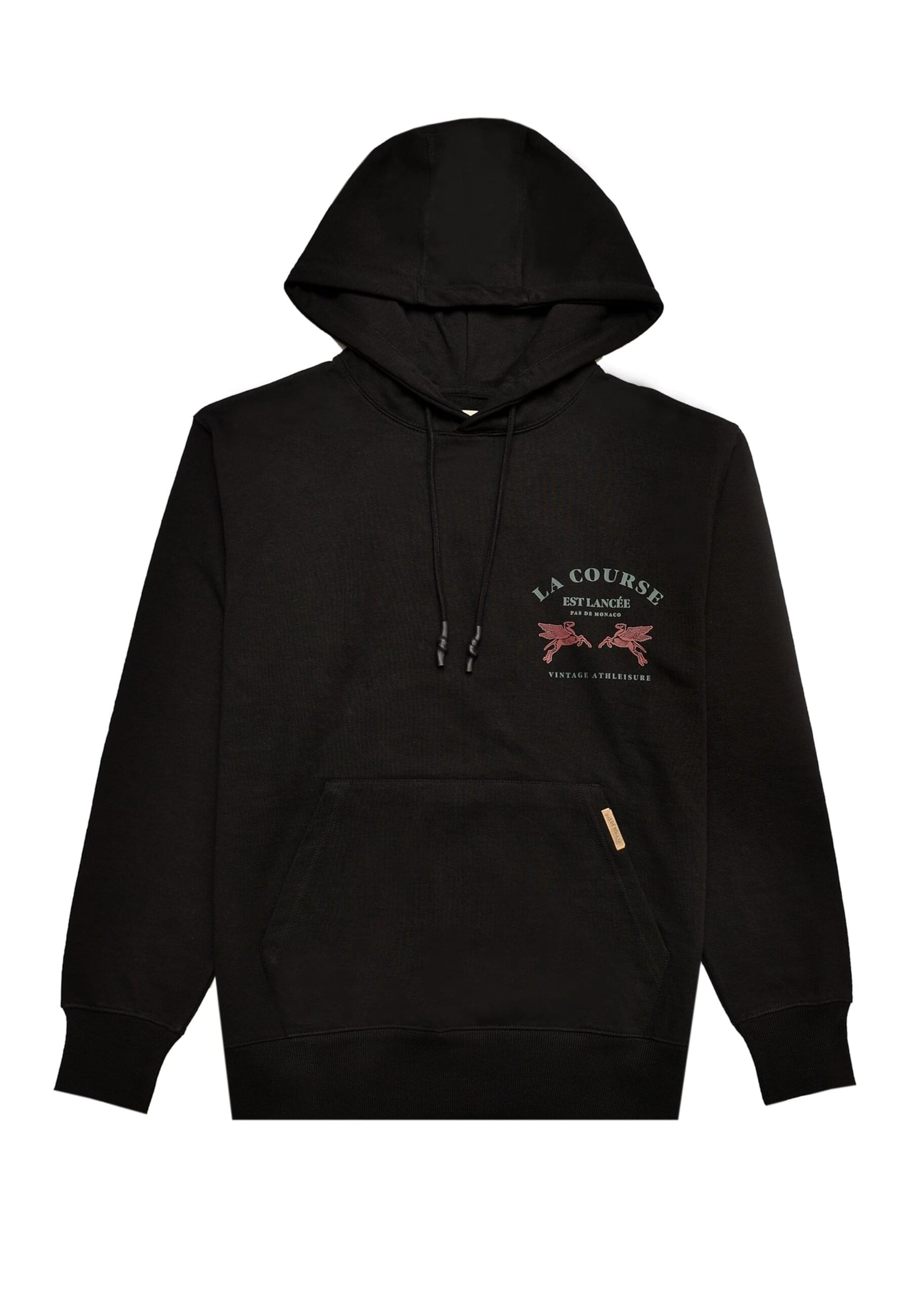 Felpa 'Le Course' di Pas De Monaco in nero: frontale