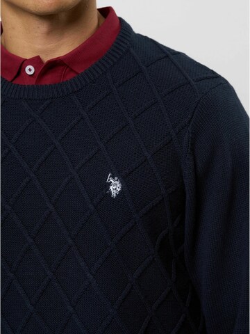 U.S. POLO ASSN. Trui 'Remy' in Blauw
