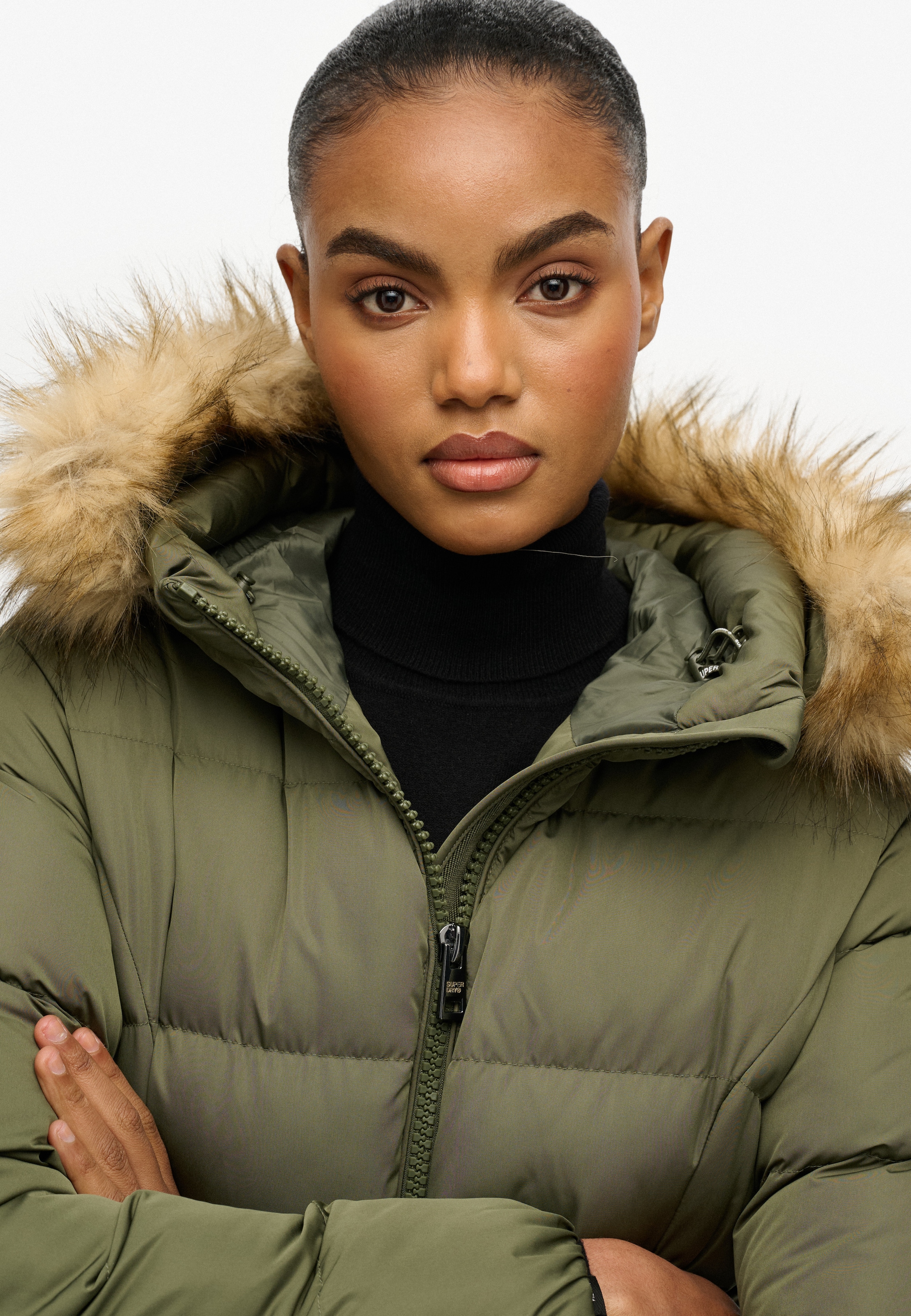 Veste d’hiver 'Fuji' Superdry & Co en vert