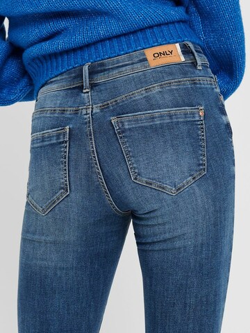 ONLY Skinny Jeans 'Wauw' in Blau