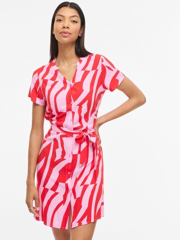 Robe-chemise 'VIIda Paya' VILA en rouge : devant