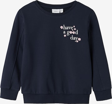 NAME IT Sweatshirt 'NMFLINKA' in Blau: Vorderseite