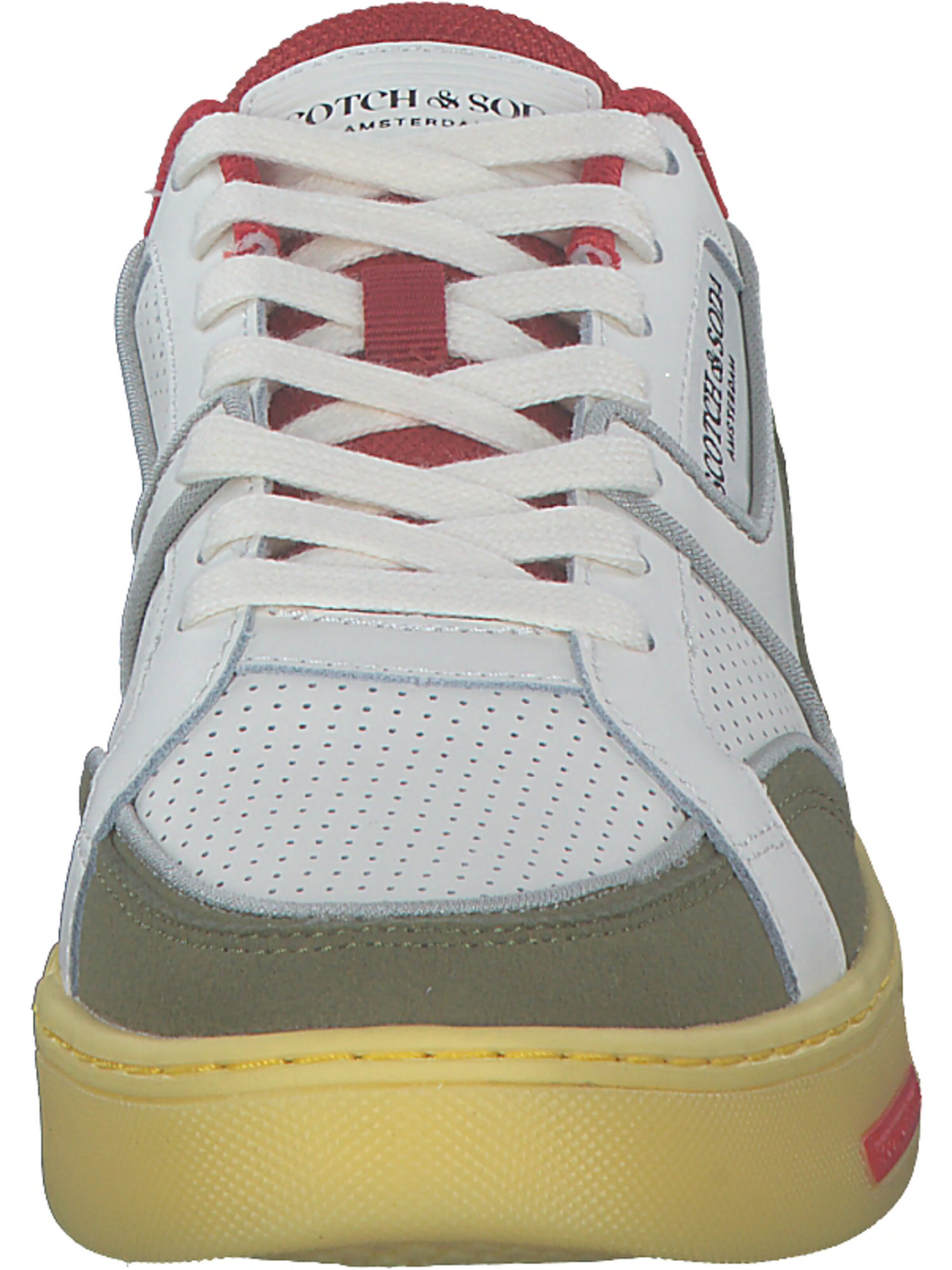 SCOTCH & SODA Schnürschuh 'New Cup 78.7006' in Weiß